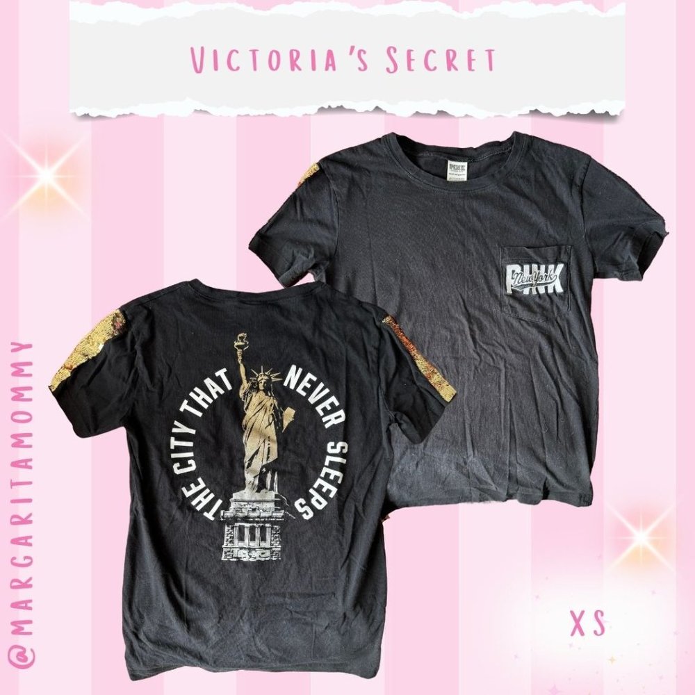 PINK Victoria's Secret NYC New York City Graphic Shirt